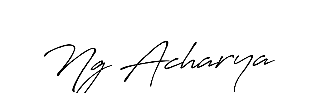Use a signature maker to create a handwritten signature online. With this signature software, you can design (Antro_Vectra_Bolder) your own signature for name Ng Acharya. Ng Acharya signature style 7 images and pictures png