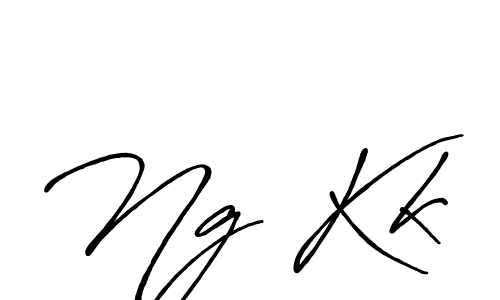 Use a signature maker to create a handwritten signature online. With this signature software, you can design (Antro_Vectra_Bolder) your own signature for name Ng Kk. Ng Kk signature style 7 images and pictures png