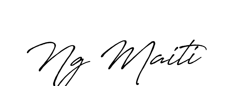 Antro_Vectra_Bolder is a professional signature style that is perfect for those who want to add a touch of class to their signature. It is also a great choice for those who want to make their signature more unique. Get Ng Maiti name to fancy signature for free. Ng Maiti signature style 7 images and pictures png