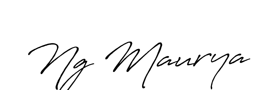 How to make Ng Maurya signature? Antro_Vectra_Bolder is a professional autograph style. Create handwritten signature for Ng Maurya name. Ng Maurya signature style 7 images and pictures png