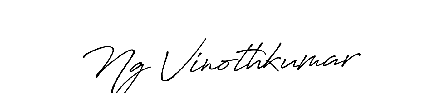 How to Draw Ng Vinothkumar signature style? Antro_Vectra_Bolder is a latest design signature styles for name Ng Vinothkumar. Ng Vinothkumar signature style 7 images and pictures png