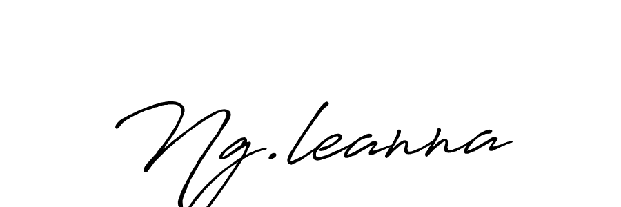 Make a beautiful signature design for name Ng.leanna. Use this online signature maker to create a handwritten signature for free. Ng.leanna signature style 7 images and pictures png