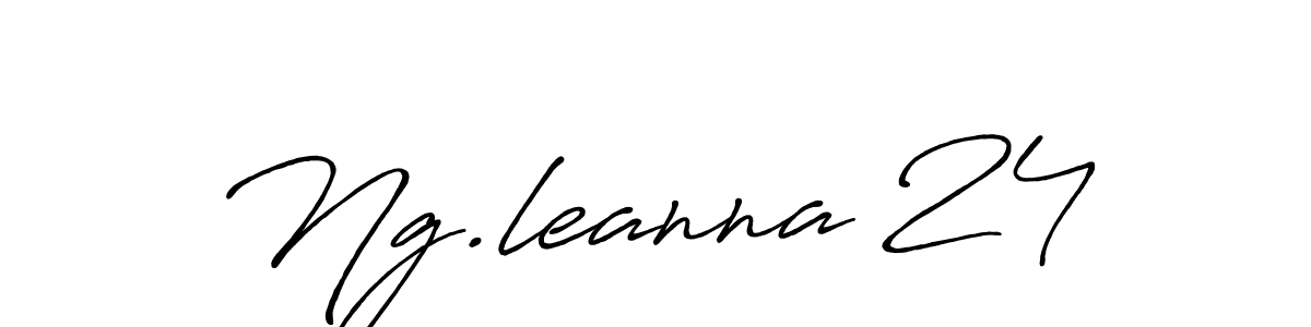 How to make Ng.leanna 24 name signature. Use Antro_Vectra_Bolder style for creating short signs online. This is the latest handwritten sign. Ng.leanna 24 signature style 7 images and pictures png