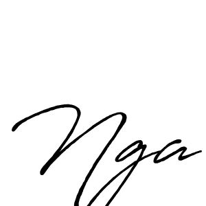 The best way (Antro_Vectra_Bolder) to make a short signature is to pick only two or three words in your name. The name Nga include a total of six letters. For converting this name. Nga signature style 7 images and pictures png
