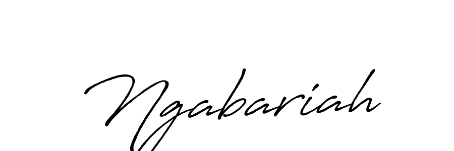 It looks lik you need a new signature style for name Ngabariah. Design unique handwritten (Antro_Vectra_Bolder) signature with our free signature maker in just a few clicks. Ngabariah signature style 7 images and pictures png