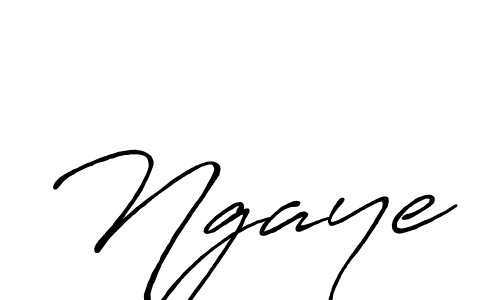 Ngaye stylish signature style. Best Handwritten Sign (Antro_Vectra_Bolder) for my name. Handwritten Signature Collection Ideas for my name Ngaye. Ngaye signature style 7 images and pictures png