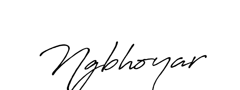 It looks lik you need a new signature style for name Ngbhoyar. Design unique handwritten (Antro_Vectra_Bolder) signature with our free signature maker in just a few clicks. Ngbhoyar signature style 7 images and pictures png
