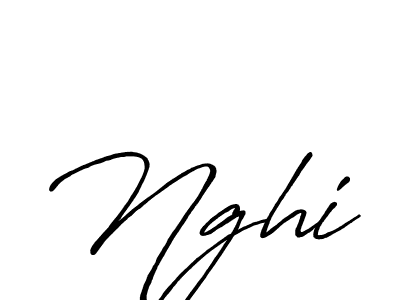 How to make Nghi name signature. Use Antro_Vectra_Bolder style for creating short signs online. This is the latest handwritten sign. Nghi signature style 7 images and pictures png