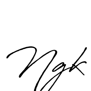 How to make Ngk name signature. Use Antro_Vectra_Bolder style for creating short signs online. This is the latest handwritten sign. Ngk signature style 7 images and pictures png