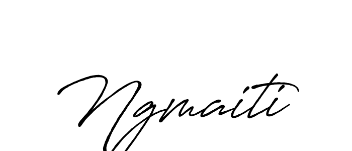 Make a beautiful signature design for name Ngmaiti. With this signature (Antro_Vectra_Bolder) style, you can create a handwritten signature for free. Ngmaiti signature style 7 images and pictures png