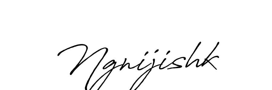 The best way (Antro_Vectra_Bolder) to make a short signature is to pick only two or three words in your name. The name Ngnijishk include a total of six letters. For converting this name. Ngnijishk signature style 7 images and pictures png