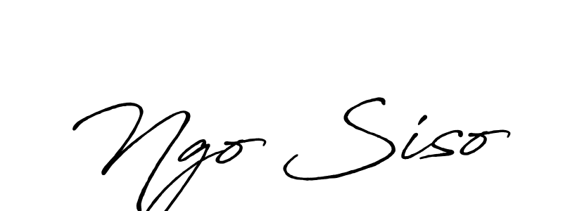 How to make Ngo Siso signature? Antro_Vectra_Bolder is a professional autograph style. Create handwritten signature for Ngo Siso name. Ngo Siso signature style 7 images and pictures png
