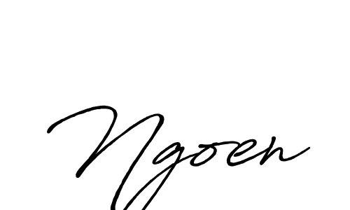 Also we have Ngoen name is the best signature style. Create professional handwritten signature collection using Antro_Vectra_Bolder autograph style. Ngoen signature style 7 images and pictures png