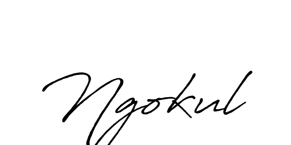 You should practise on your own different ways (Antro_Vectra_Bolder) to write your name (Ngokul) in signature. don't let someone else do it for you. Ngokul signature style 7 images and pictures png