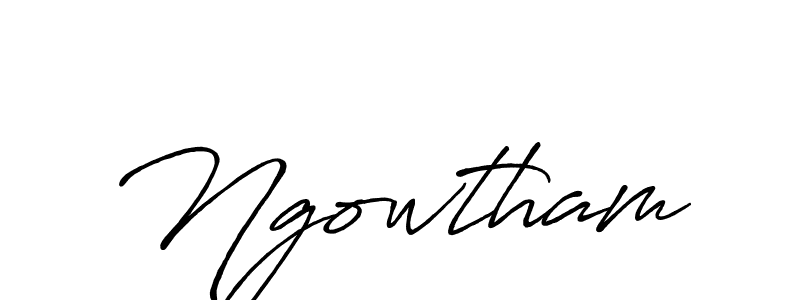 The best way (Antro_Vectra_Bolder) to make a short signature is to pick only two or three words in your name. The name Ngowtham include a total of six letters. For converting this name. Ngowtham signature style 7 images and pictures png