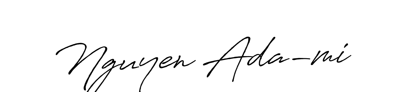 This is the best signature style for the Nguyen Ada-mi name. Also you like these signature font (Antro_Vectra_Bolder). Mix name signature. Nguyen Ada-mi signature style 7 images and pictures png