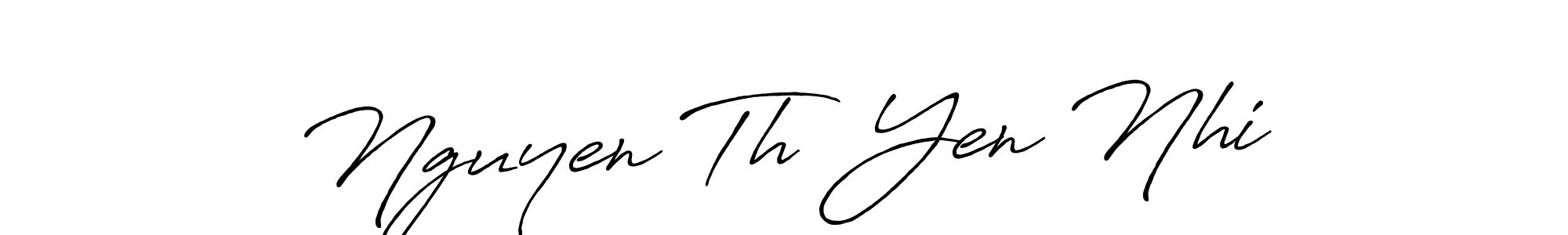 This is the best signature style for the Nguyen Thị Yen Nhi name. Also you like these signature font (Antro_Vectra_Bolder). Mix name signature. Nguyen Thị Yen Nhi signature style 7 images and pictures png