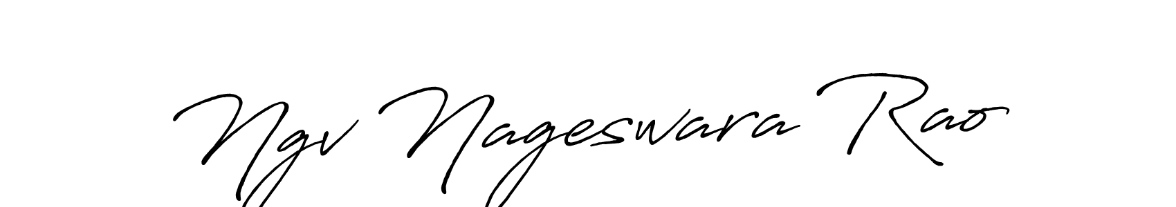 if you are searching for the best signature style for your name Ngv Nageswara Rao. so please give up your signature search. here we have designed multiple signature styles  using Antro_Vectra_Bolder. Ngv Nageswara Rao signature style 7 images and pictures png