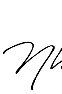 Best and Professional Signature Style for Nh. Antro_Vectra_Bolder Best Signature Style Collection. Nh signature style 7 images and pictures png