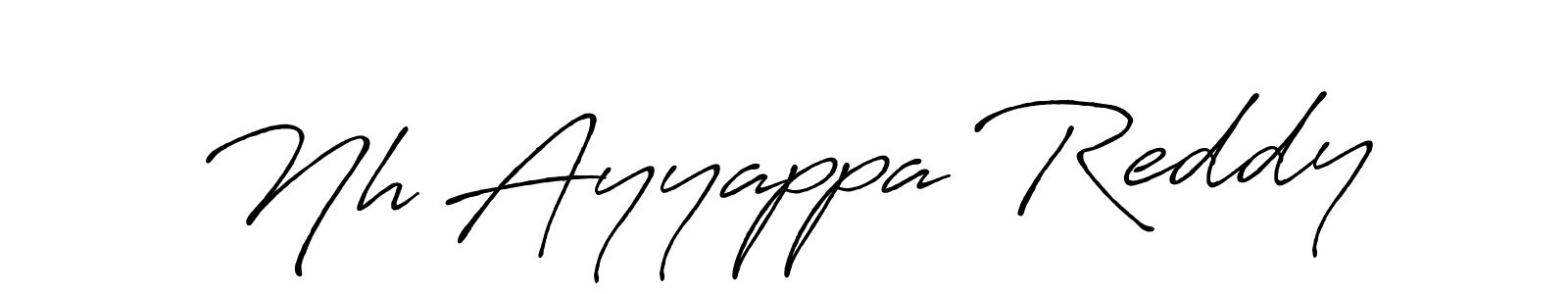 if you are searching for the best signature style for your name Nh Ayyappa Reddy. so please give up your signature search. here we have designed multiple signature styles  using Antro_Vectra_Bolder. Nh Ayyappa Reddy signature style 7 images and pictures png