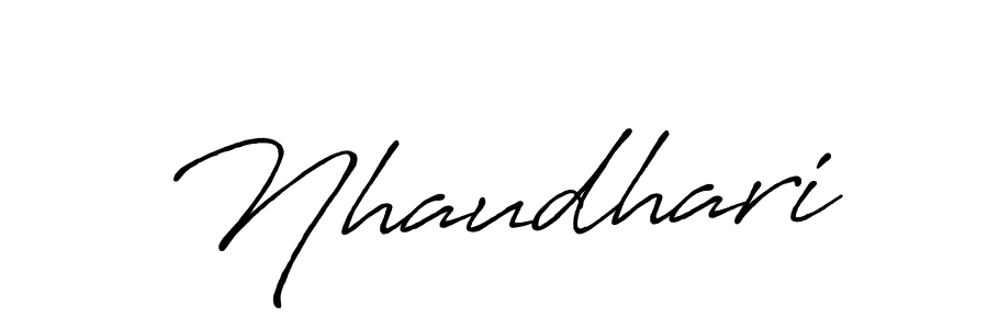 The best way (Antro_Vectra_Bolder) to make a short signature is to pick only two or three words in your name. The name Nhaudhari include a total of six letters. For converting this name. Nhaudhari signature style 7 images and pictures png