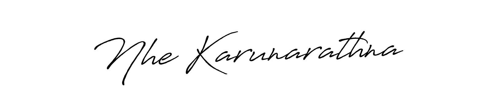 Here are the top 10 professional signature styles for the name Nhe Karunarathna. These are the best autograph styles you can use for your name. Nhe Karunarathna signature style 7 images and pictures png