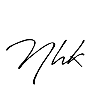 Similarly Antro_Vectra_Bolder is the best handwritten signature design. Signature creator online .You can use it as an online autograph creator for name Nhk. Nhk signature style 7 images and pictures png