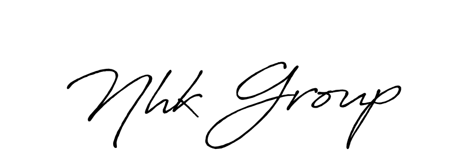 You should practise on your own different ways (Antro_Vectra_Bolder) to write your name (Nhk Group) in signature. don't let someone else do it for you. Nhk Group signature style 7 images and pictures png