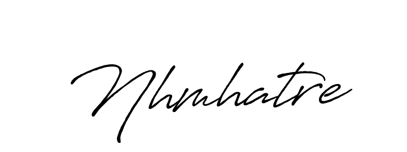 Make a beautiful signature design for name Nhmhatre. With this signature (Antro_Vectra_Bolder) style, you can create a handwritten signature for free. Nhmhatre signature style 7 images and pictures png