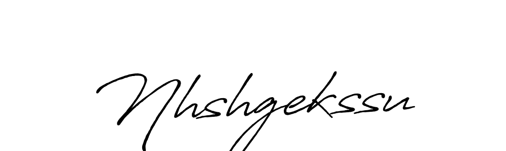 if you are searching for the best signature style for your name Nhshgekssu. so please give up your signature search. here we have designed multiple signature styles  using Antro_Vectra_Bolder. Nhshgekssu signature style 7 images and pictures png