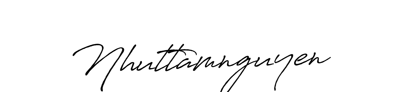 if you are searching for the best signature style for your name Nhuttamnguyen. so please give up your signature search. here we have designed multiple signature styles  using Antro_Vectra_Bolder. Nhuttamnguyen signature style 7 images and pictures png