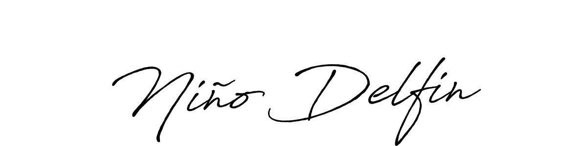 How to make Niño Delfin name signature. Use Antro_Vectra_Bolder style for creating short signs online. This is the latest handwritten sign. Niño Delfin signature style 7 images and pictures png