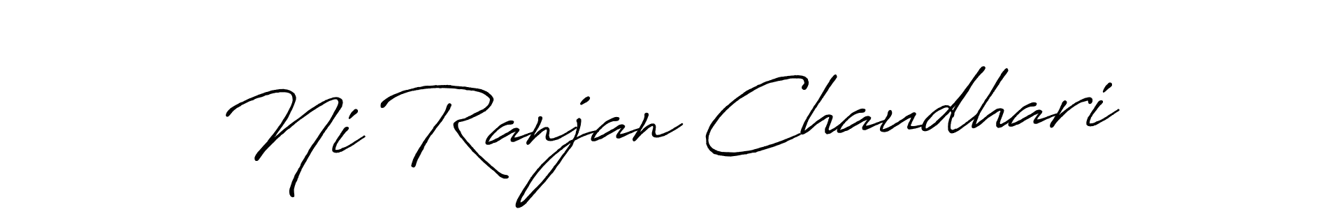 Similarly Antro_Vectra_Bolder is the best handwritten signature design. Signature creator online .You can use it as an online autograph creator for name Ni Ranjan Chaudhari. Ni Ranjan Chaudhari signature style 7 images and pictures png