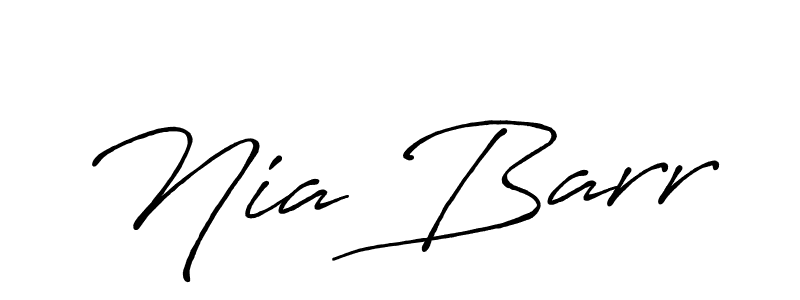 Create a beautiful signature design for name Nia Barr. With this signature (Antro_Vectra_Bolder) fonts, you can make a handwritten signature for free. Nia Barr signature style 7 images and pictures png