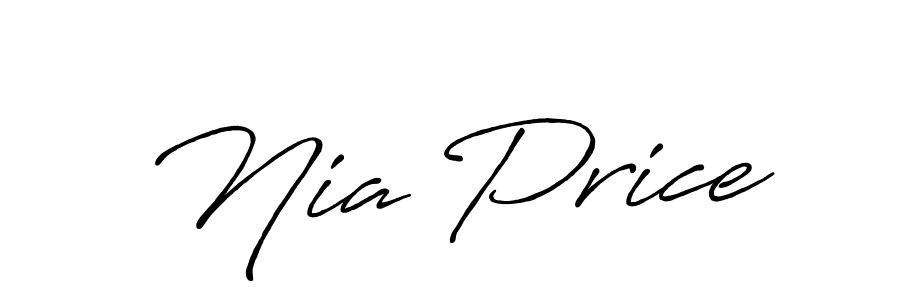 Use a signature maker to create a handwritten signature online. With this signature software, you can design (Antro_Vectra_Bolder) your own signature for name Nia Price. Nia Price signature style 7 images and pictures png