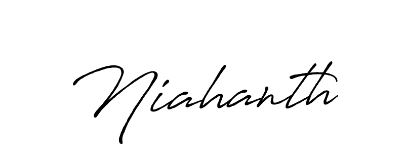 Make a short Niahanth signature style. Manage your documents anywhere anytime using Antro_Vectra_Bolder. Create and add eSignatures, submit forms, share and send files easily. Niahanth signature style 7 images and pictures png