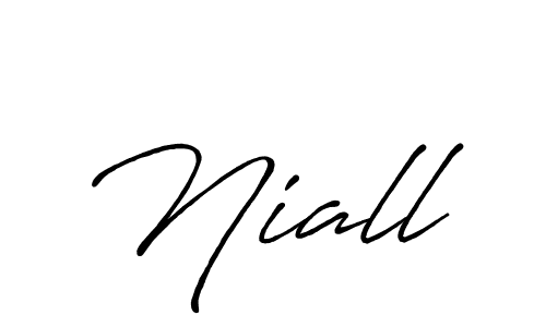 How to make Niall signature? Antro_Vectra_Bolder is a professional autograph style. Create handwritten signature for Niall name. Niall signature style 7 images and pictures png