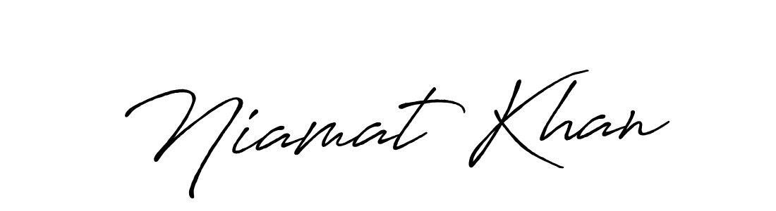 Also You can easily find your signature by using the search form. We will create Niamat Khan name handwritten signature images for you free of cost using Antro_Vectra_Bolder sign style. Niamat Khan signature style 7 images and pictures png