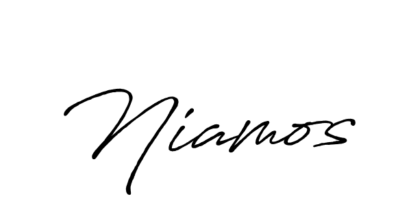 Also You can easily find your signature by using the search form. We will create Niamos name handwritten signature images for you free of cost using Antro_Vectra_Bolder sign style. Niamos signature style 7 images and pictures png