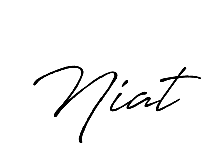 You should practise on your own different ways (Antro_Vectra_Bolder) to write your name (Niat) in signature. don't let someone else do it for you. Niat signature style 7 images and pictures png