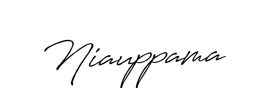 Niauppama stylish signature style. Best Handwritten Sign (Antro_Vectra_Bolder) for my name. Handwritten Signature Collection Ideas for my name Niauppama. Niauppama signature style 7 images and pictures png