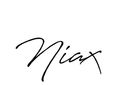 if you are searching for the best signature style for your name Niax. so please give up your signature search. here we have designed multiple signature styles  using Antro_Vectra_Bolder. Niax signature style 7 images and pictures png
