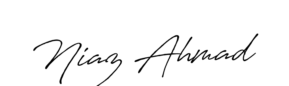 You can use this online signature creator to create a handwritten signature for the name Niaz Ahmad. This is the best online autograph maker. Niaz Ahmad signature style 7 images and pictures png