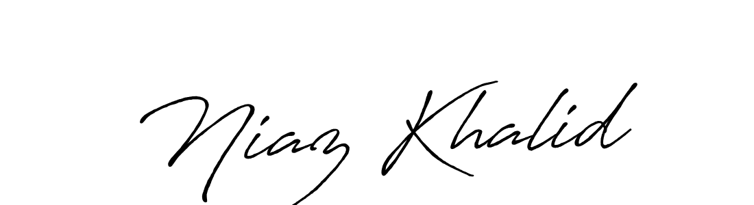 You should practise on your own different ways (Antro_Vectra_Bolder) to write your name (Niaz Khalid) in signature. don't let someone else do it for you. Niaz Khalid signature style 7 images and pictures png
