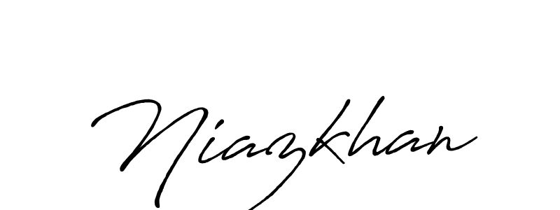 How to make Niazkhan signature? Antro_Vectra_Bolder is a professional autograph style. Create handwritten signature for Niazkhan name. Niazkhan signature style 7 images and pictures png