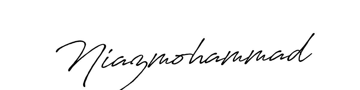 Also we have Niazmohammad name is the best signature style. Create professional handwritten signature collection using Antro_Vectra_Bolder autograph style. Niazmohammad signature style 7 images and pictures png