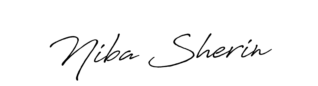 Similarly Antro_Vectra_Bolder is the best handwritten signature design. Signature creator online .You can use it as an online autograph creator for name Niba Sherin. Niba Sherin signature style 7 images and pictures png