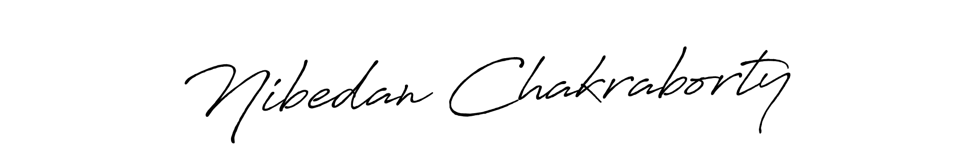 How to make Nibedan Chakraborty signature? Antro_Vectra_Bolder is a professional autograph style. Create handwritten signature for Nibedan Chakraborty name. Nibedan Chakraborty signature style 7 images and pictures png