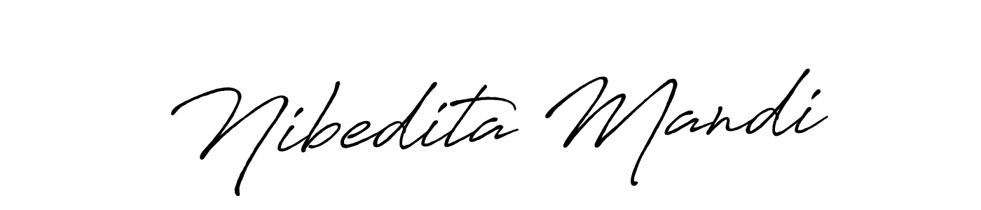 if you are searching for the best signature style for your name Nibedita Mandi. so please give up your signature search. here we have designed multiple signature styles  using Antro_Vectra_Bolder. Nibedita Mandi signature style 7 images and pictures png