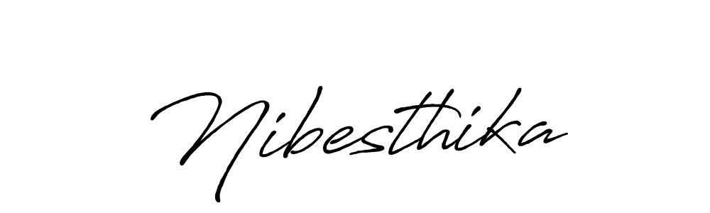 Design your own signature with our free online signature maker. With this signature software, you can create a handwritten (Antro_Vectra_Bolder) signature for name Nibesthika. Nibesthika signature style 7 images and pictures png